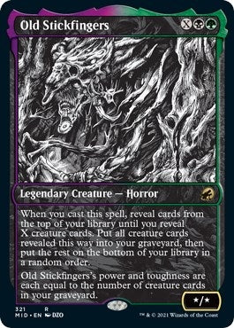 Image for Old Stickfingers (Showcase) (321) (MID) - Magic: The Gathering
