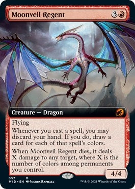 Image for Moonveil Regent (Extended Art) (357) (MID) - Magic: The Gathering