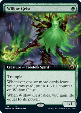 Image for Willow Geist (Extended Art) (366) (MID) - Magic: The Gathering