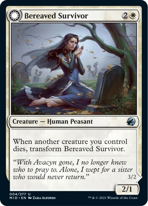 Image for Bereaved Survivor (4) (MID) - Magic: The Gathering