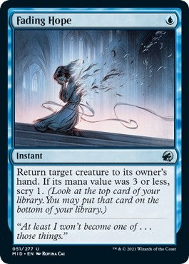 Image for Fading Hope (51) (MID) - Magic: The Gathering