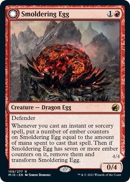 Image for Smoldering Egg (159) (MID) - Magic: The Gathering
