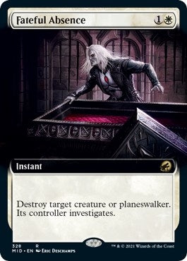Image for Fateful Absence (Extended Art) (328) (MID) - Magic: The Gathering