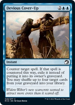 Image for Devious Cover-Up (48) (MID) - Magic: The Gathering