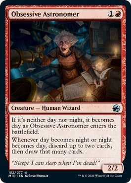 Image for Obsessive Astronomer (152) (MID) - Magic: The Gathering