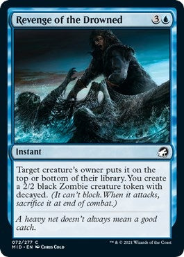 Image for Revenge of the Drowned (72) (MID) - Magic: The Gathering