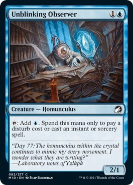 Image for Unblinking Observer (82) (MID) - Magic: The Gathering