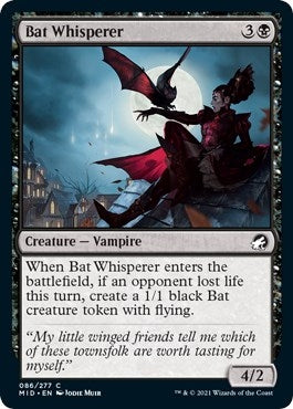 Image for Bat Whisperer (86) (MID) - Magic: The Gathering