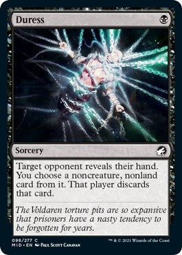 Image for Duress (98) (MID) - Magic: The Gathering