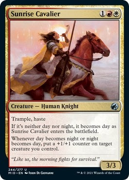 Image for Sunrise Cavalier (244) (MID) - Magic: The Gathering