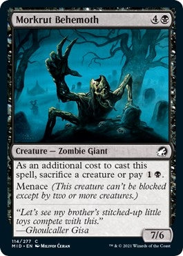 Image for Morkrut Behemoth (114) (MID) - Magic: The Gathering