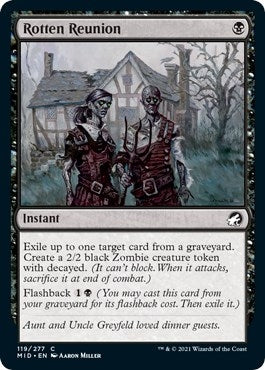 Image for Rotten Reunion (119) (MID) - Magic: The Gathering