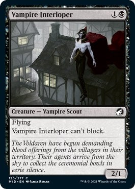 Image for Vampire Interloper (125) (MID) - Magic: The Gathering