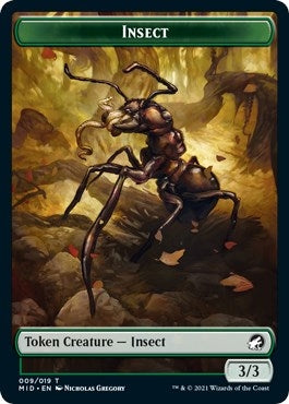 Image for Insect Token (9) (MID) - Magic: The Gathering