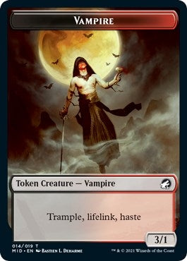 Image for Vampire Token (14) (MID) - Magic: The Gathering