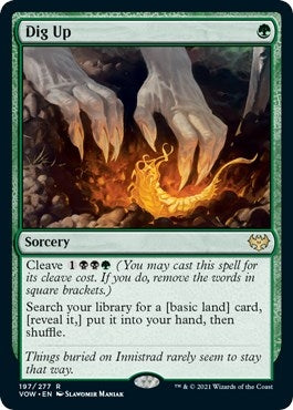 Image for Dig Up (197) (VOW) - Magic: The Gathering