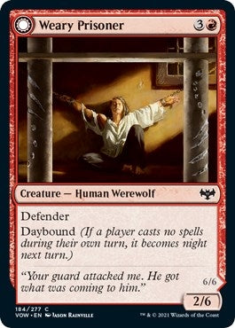 Image for Weary Prisoner (184) (VOW) - Magic: The Gathering