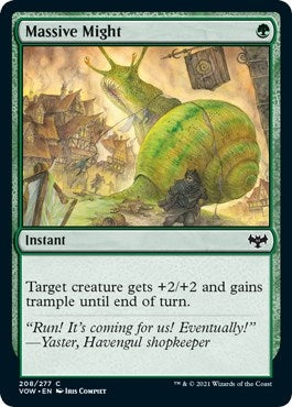 Image for Massive Might (208) (VOW) - Magic: The Gathering