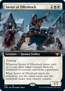 Image for Savior of Ollenbock (Extended Art) (352) (VOW) - Magic: The Gathering