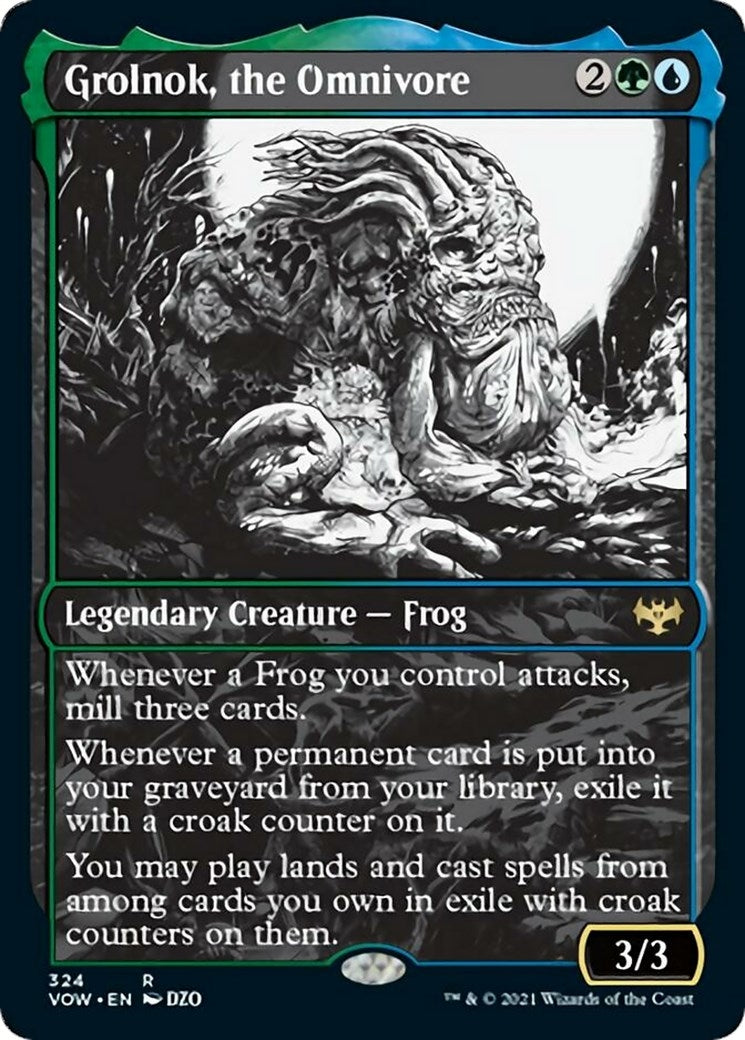 Image for Grolnok, the Omnivore (Showcase) (324) (VOW) - Magic: The Gathering