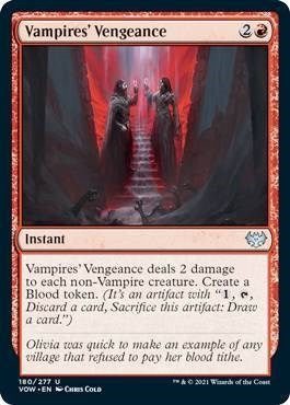Image for Vampires' Vengeance (180) (VOW) - Magic: The Gathering