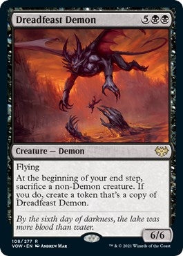Image for Dreadfeast Demon (108) (VOW) - Magic: The Gathering