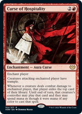 Image for Curse of Hospitality (152) (VOW) - Magic: The Gathering