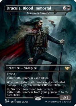 Image for Dracula, Blood Immortal - Falkenrath Forebear (334) (VOW) - Magic: The Gathering