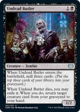 Image for Undead Butler (133) (VOW) - Magic: The Gathering