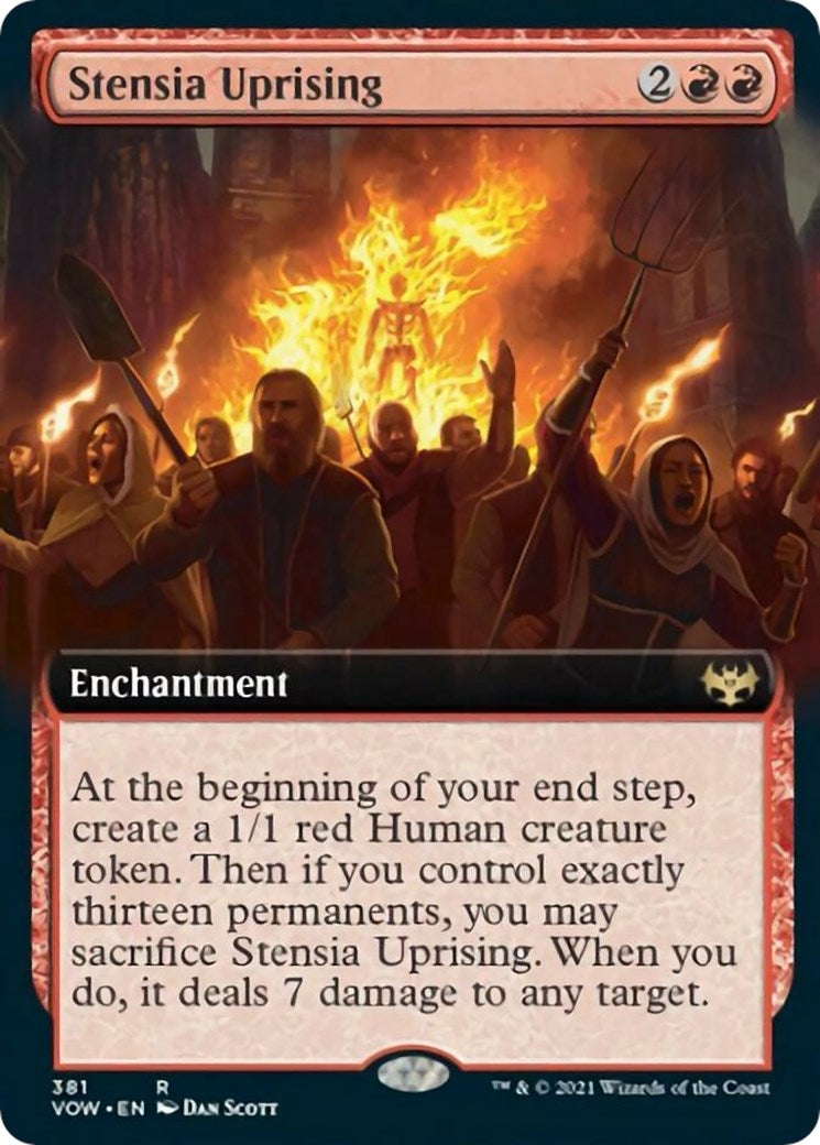 Image for Stensia Uprising (Extended Art) (381) (VOW) - Magic: The Gathering