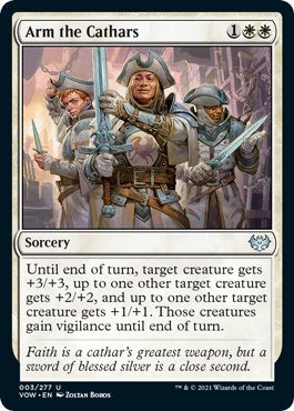 Image for Arm the Cathars (3) (VOW) - Magic: The Gathering