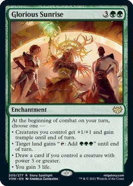 Image for Glorious Sunrise (200) (VOW) - Magic: The Gathering