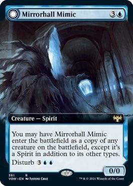 Image for Mirrorhall Mimic (Extended Art) (361) (VOW) - Magic: The Gathering