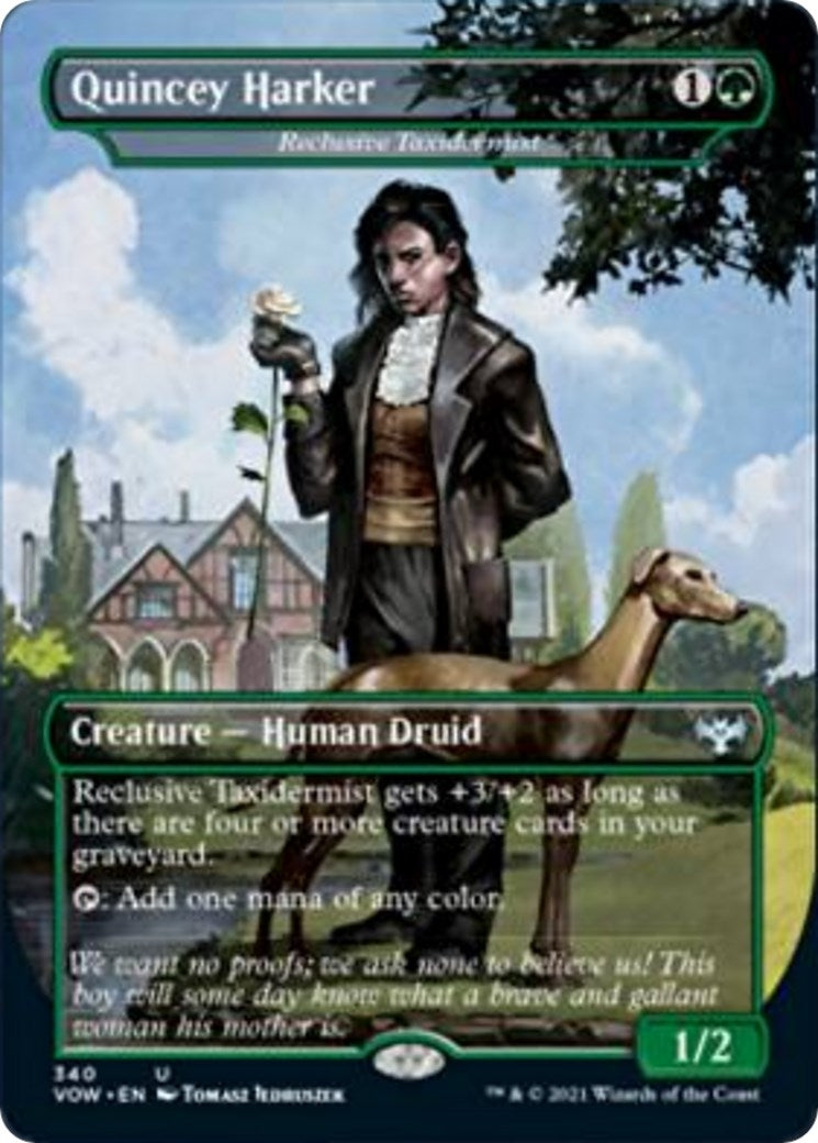 Image for Quincey Harker - Reclusive Taxidermist (340) (VOW) - Magic: The Gathering