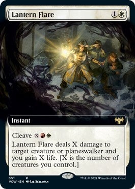 Image for Lantern Flare (Extended Art) (351) (VOW) - Magic: The Gathering