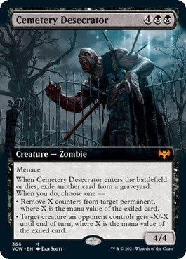 Image for Cemetery Desecrator (Extended Art) (366) (VOW) - Magic: The Gathering