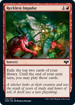 Image for Reckless Impulse (174) (VOW) - Magic: The Gathering