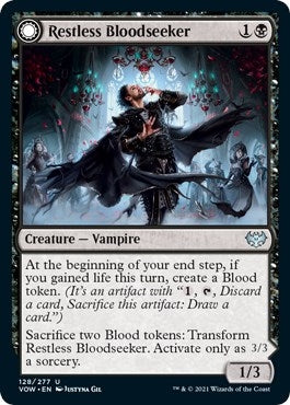 Image for Restless Bloodseeker (128) (VOW) - Magic: The Gathering