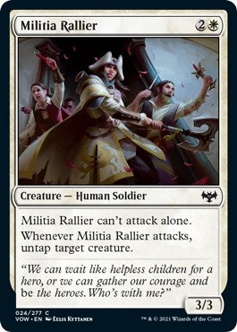 Image for Militia Rallier (24) (VOW) - Magic: The Gathering