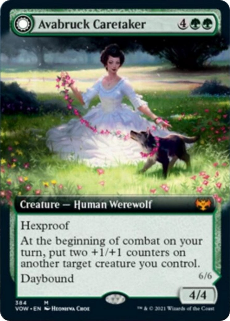 Image for Avabruck Caretaker (Extended Art) (384) (VOW) - Magic: The Gathering