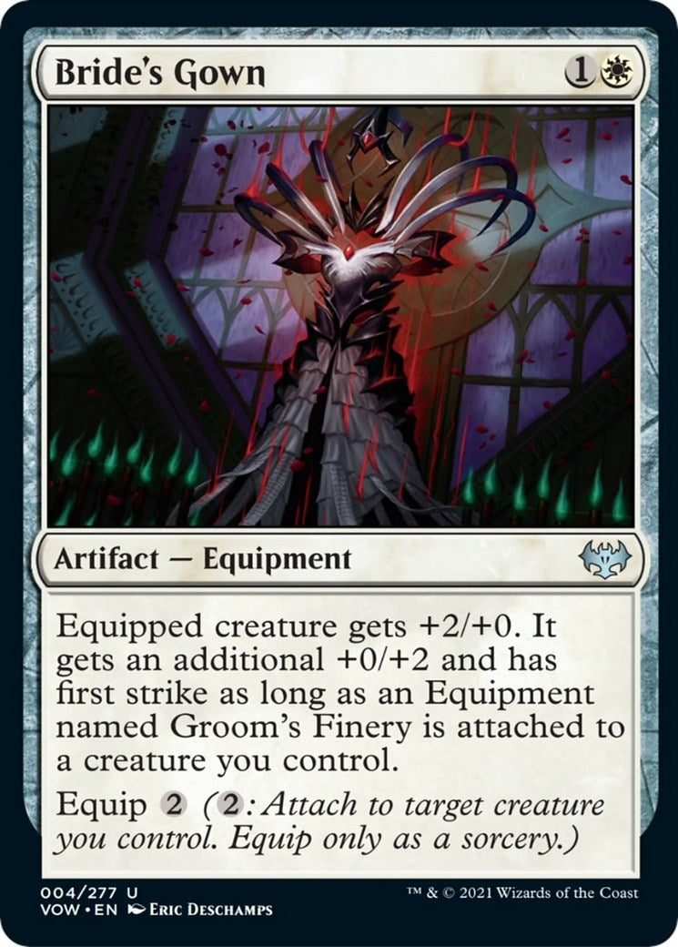 Image for Bride's Gown (4) (VOW) - Magic: The Gathering