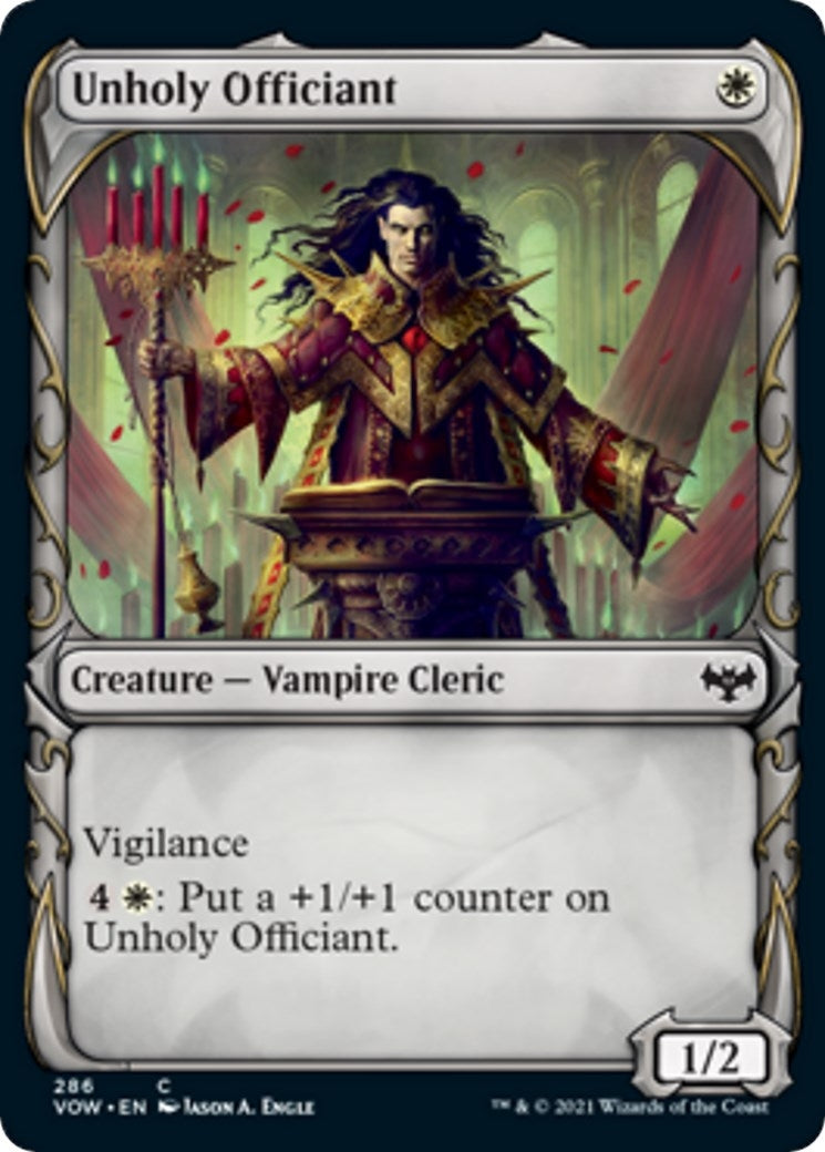 Image for Unholy Officiant (Showcase) (286) (VOW) - Magic: The Gathering