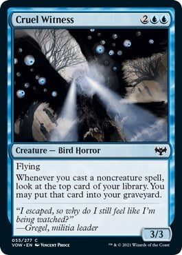 Image for Cruel Witness (55) (VOW) - Magic: The Gathering