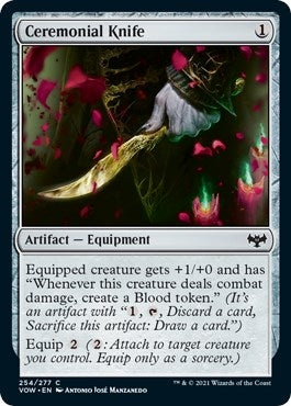 Image for Ceremonial Knife (254) (VOW) - Magic: The Gathering