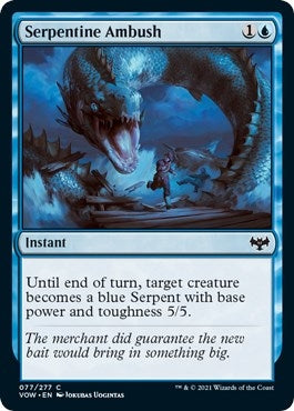 Image for Serpentine Ambush (77) (VOW) - Magic: The Gathering