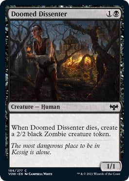 Image for Doomed Dissenter (106) (VOW) - Magic: The Gathering