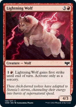 Image for Lightning Wolf (168) (VOW) - Magic: The Gathering