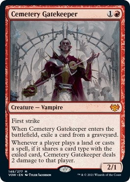 Image for Cemetery Gatekeeper (148) (VOW) - Magic: The Gathering
