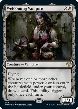 Image for Welcoming Vampire (Showcase) (287) (VOW) - Magic: The Gathering