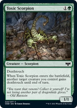 Image for Toxic Scorpion (224) (VOW) - Magic: The Gathering